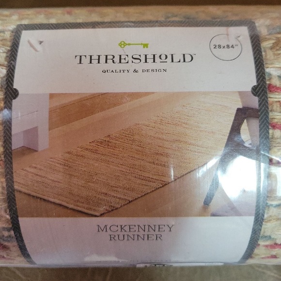 Threshold Mckenney Runner Rug in Neutral - Picture 2 of 7